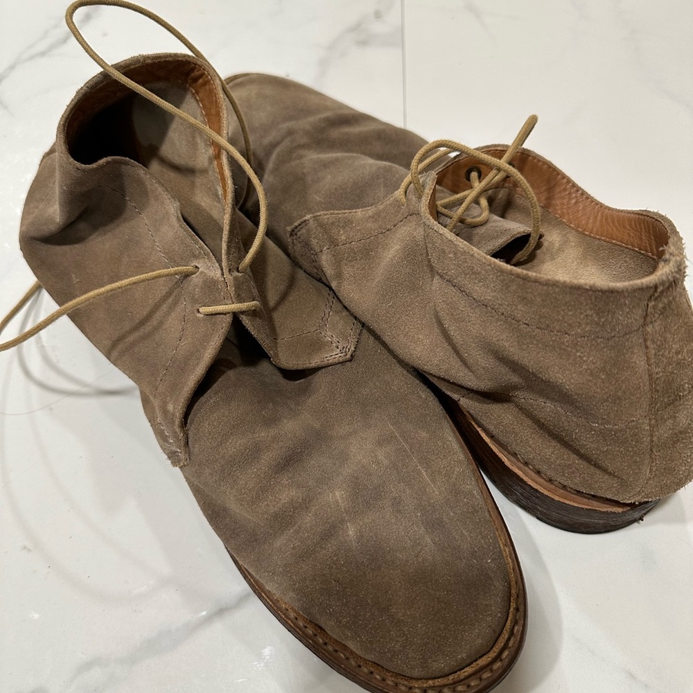 Men's Tan Suede Shoes